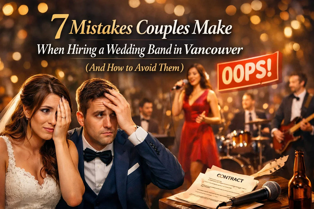 7 Mistakes Couples Make When Hiring a Wedding Band in Vancouver (And How to Avoid Them)