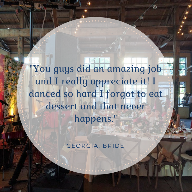 I danced so hard I forgot to eat dessert and that never happens.
