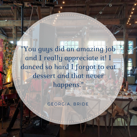 I danced so hard I forgot to eat dessert and that never happens.