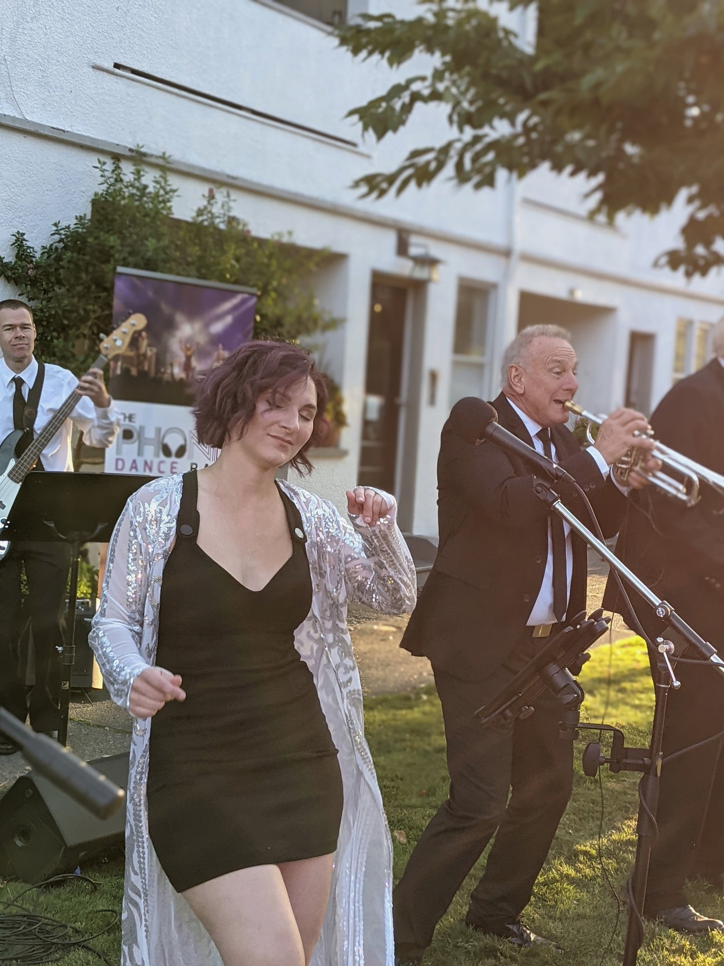 victoria wedding band the phonix partying on the street